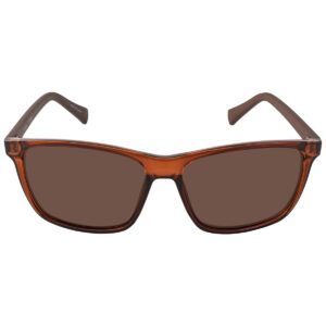 Home calvin klein brown rectangular men's sunglasses ck19568s 210 58