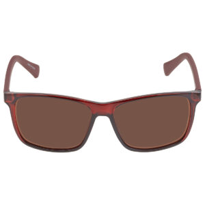 Home calvin klein brown rectangular men's sunglasses ck19568s 601 58