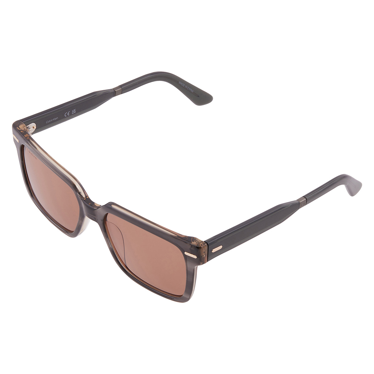 calvin klein brown square men's sunglasses ck22535s 023 55 calvin klein brown square men's sunglasses ck22535s 023 55