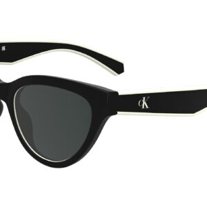 calvin klein grey cat eye ladies sunglasses ckj25301s 001 47