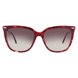 calvin klein grey gradient butterfly ladies sunglasses ck22532s 609 56