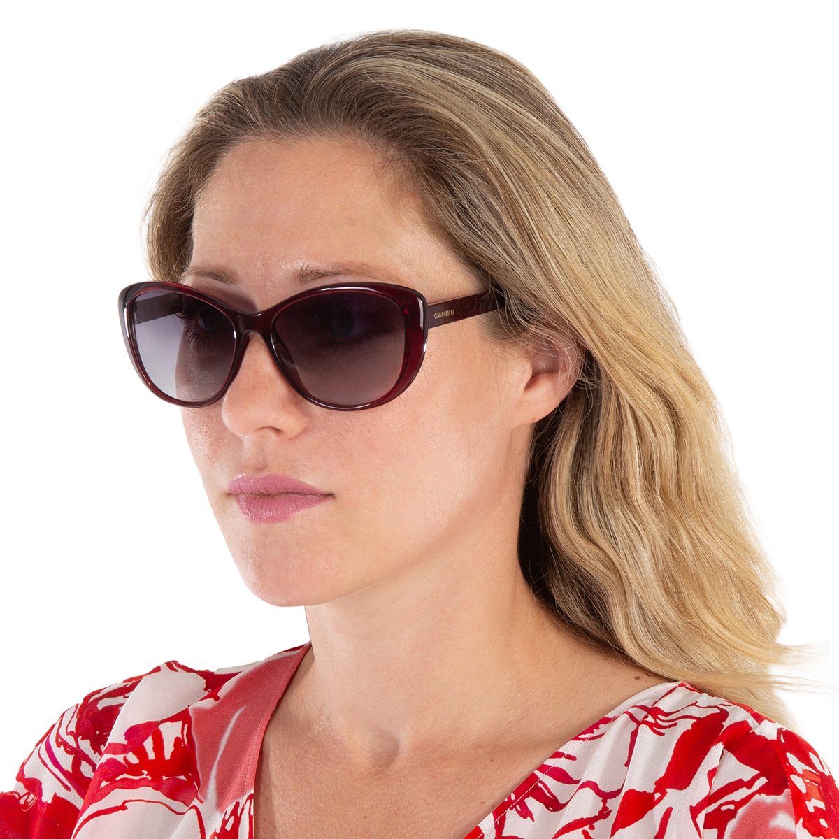 calvin klein grey gradient cat eye ladies sunglasses ck19560s 605 57 calvin klein grey gradient cat eye ladies sunglasses ck19560s 605 57