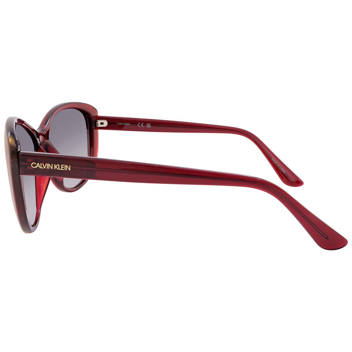 calvin klein grey gradient cat eye ladies sunglasses ck19560s 605 57 calvin klein grey gradient cat eye ladies sunglasses ck19560s 605 57