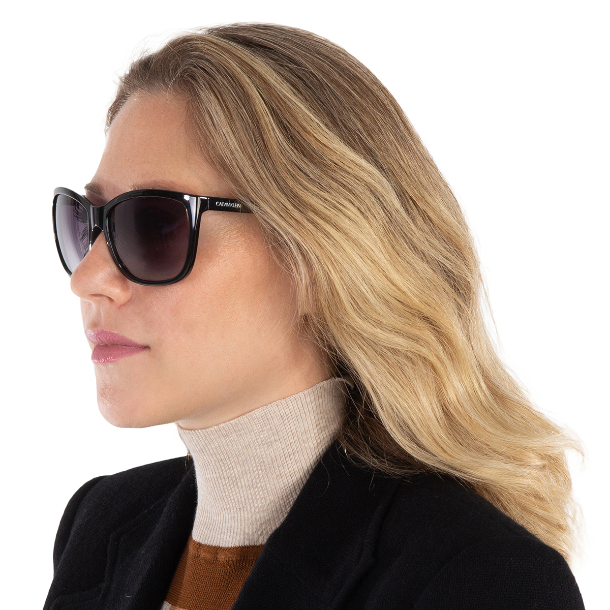 calvin klein grey gradient oversized ladies sunglasses ck19565s 001 60 calvin klein grey gradient oversized ladies sunglasses ck19565s 001 60