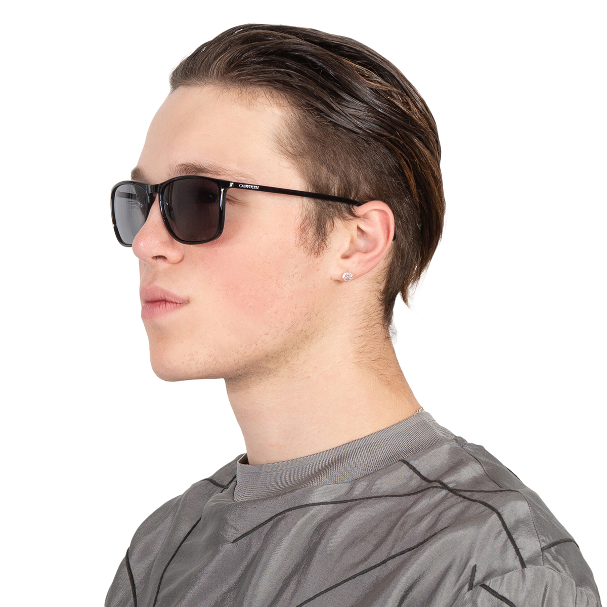 calvin klein grey rectangular men's sunglasses ck20524s 001 57 calvin klein grey rectangular men's sunglasses ck20524s 001 57