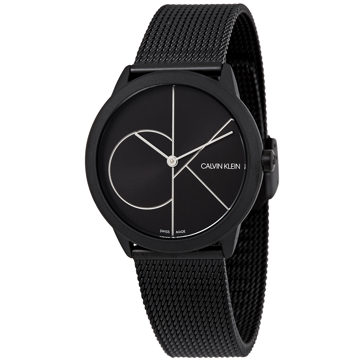 calvin klein minimal quartz black dial ladies watch k3m5245x calvin klein minimal quartz black dial ladies watch k3m5245x