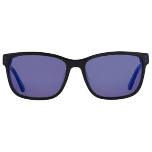 calvin klein smoke square ladies sunglasses ck18508sg 003 57