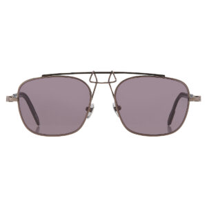 Home calvin klein titanium grey pilot men's sunglasses cknyc1810s 008 52