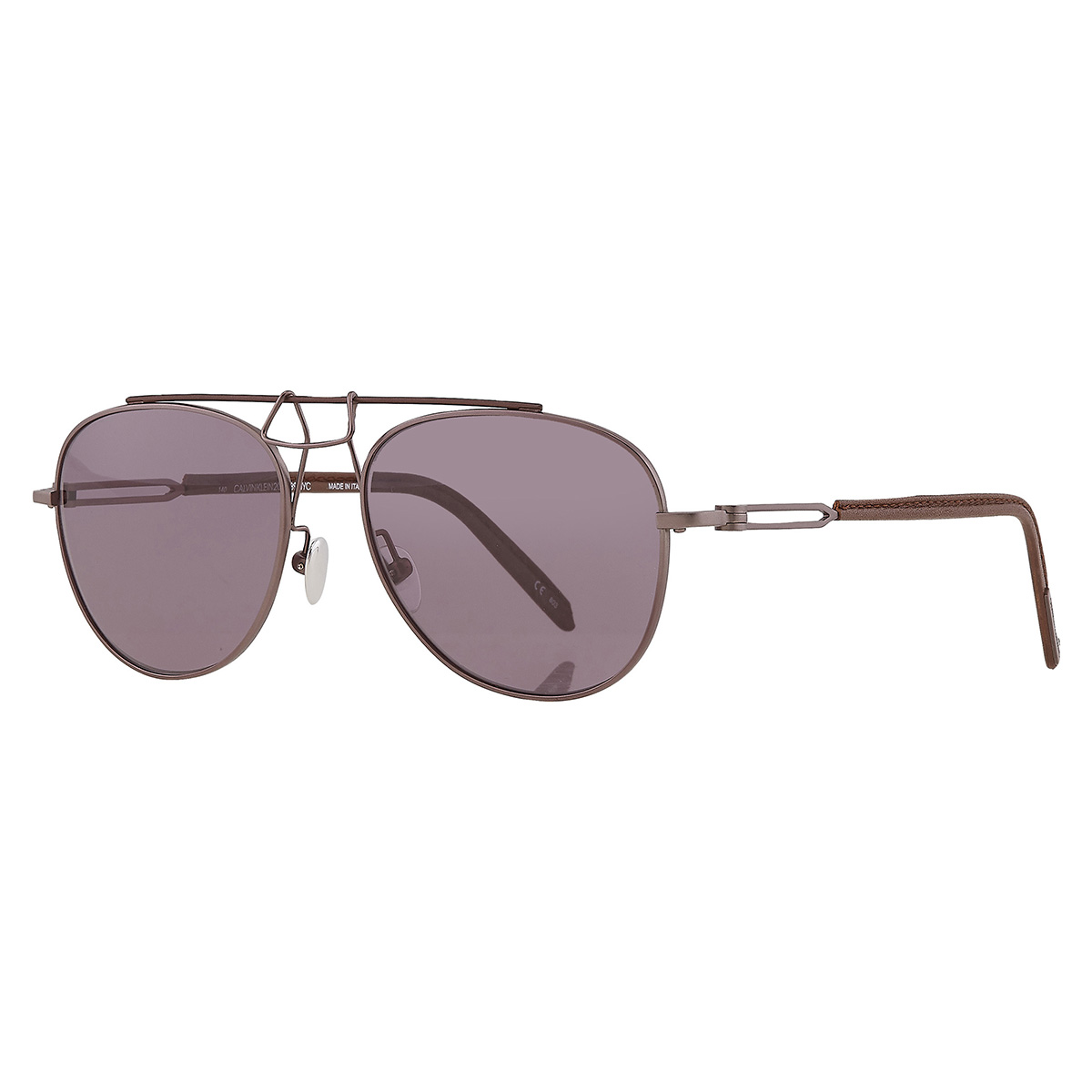 calvin klein titanium grey pilot men's sunglasses cknyc1811s 008 54 calvin klein titanium grey pilot men's sunglasses cknyc1811s 008 54