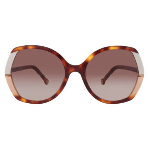 carolina herrera brown gradient butterfly ladies sunglasses ch 0051/s 0c1h/ha 58
