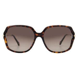 carolina herrera brown gradient butterfly ladies sunglasses her 0132/g/s 0086/ha 58