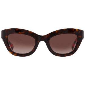 carolina herrera brown gradient cat eye ladies sunglasses her 0086/s 0o63/ha 51