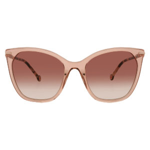 carolina herrera brown gradient cat eye ladies sunglasses her 0091/s 0l93/ha 56
