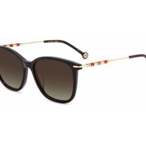 carolina herrera brown gradient square ladies sunglasses her 0100/g/s 0086/ha 56