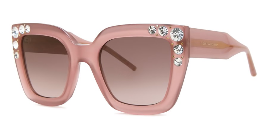 carolina herrera brown shaded cat eye ladies sunglasses her 0130/s 0fwm/ha 52 carolina herrera brown shaded cat eye ladies sunglasses her 0130/s 0fwm/ha 52