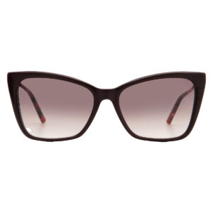 carolina herrera brown shaded cat eye ladies sunglasses her 0180/s 06k3/ha 57
