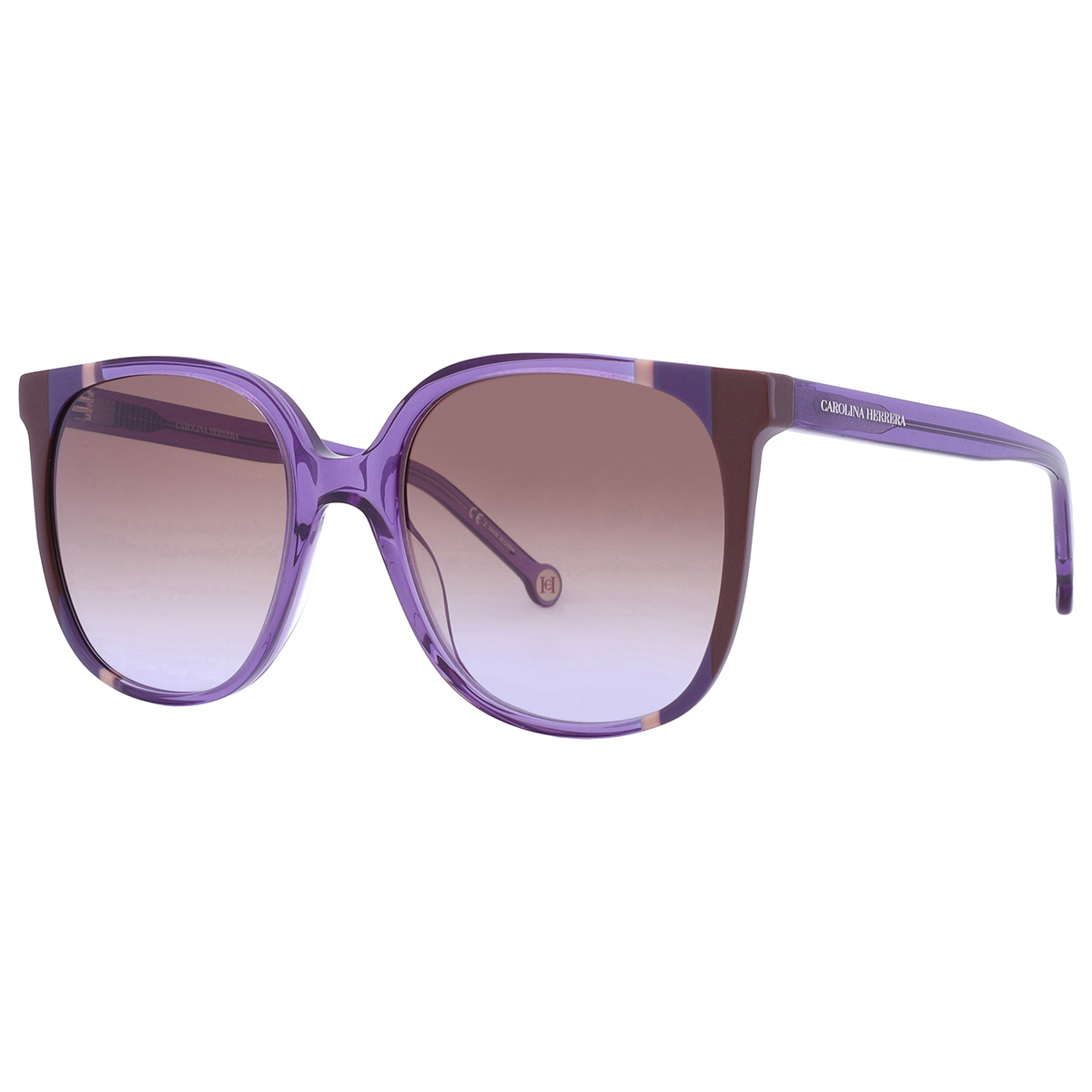 carolina herrera brown shaded violet square ladies sunglasses ch 0062/s 0e53/qr 57 carolina herrera brown shaded violet square ladies sunglasses ch 0062/s 0e53/qr 57