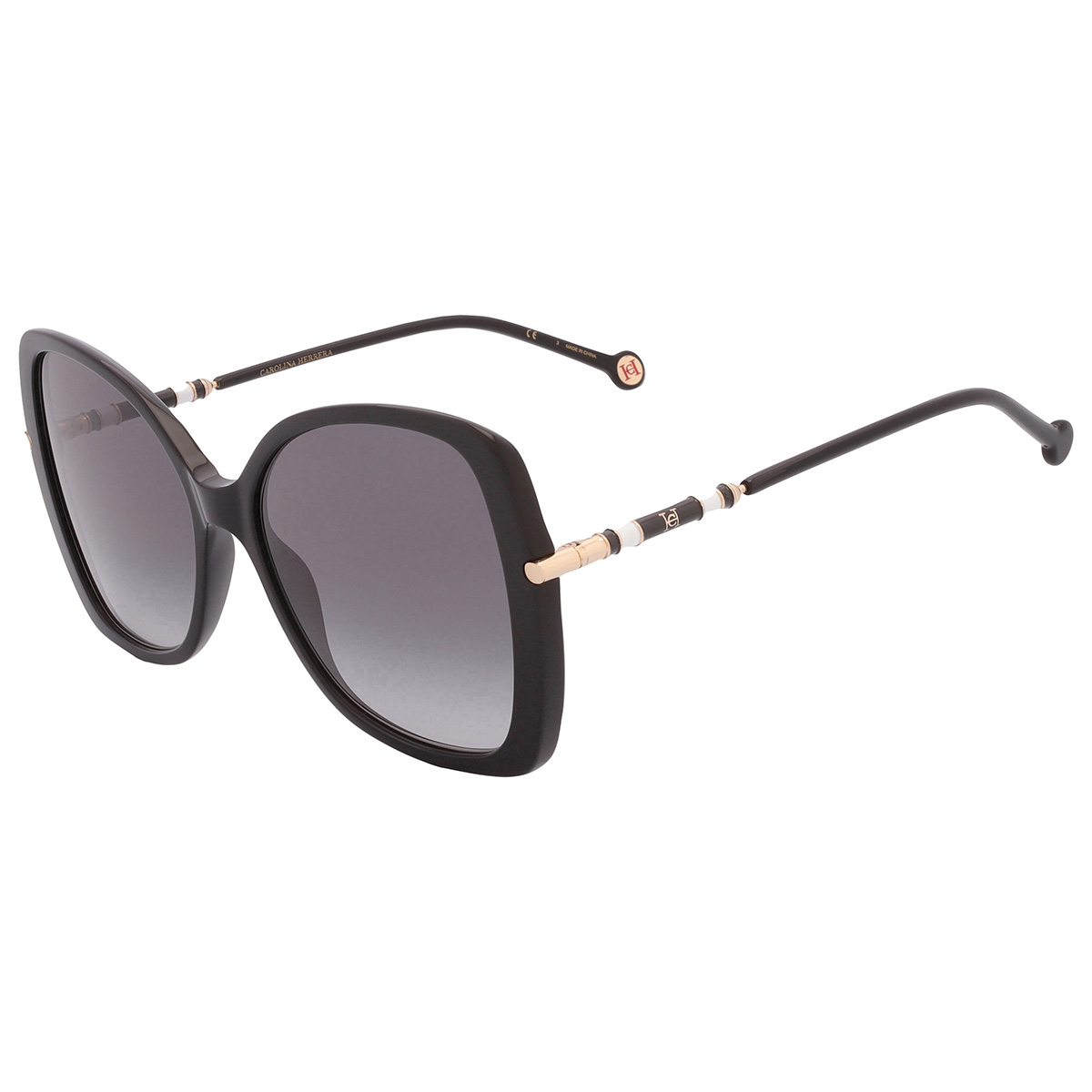 carolina herrera grey butterfly ladies sunglasses ch 0025/s 0807/9o 58 carolina herrera grey butterfly ladies sunglasses ch 0025/s 0807/9o 58