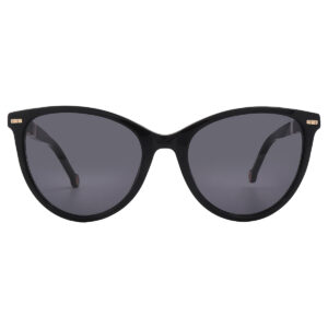 carolina herrera grey cat eye ladies sunglasses her 0107/s 0kdx/ir 57