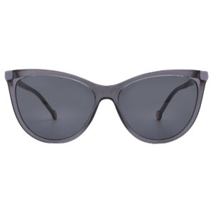 carolina herrera grey cat eye ladies sunglasses her 0141/s 0zlp/ir 58