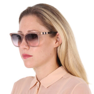 carolina herrera grey gradient square ladies sunglasses ch 0045/s 03io/jp 57