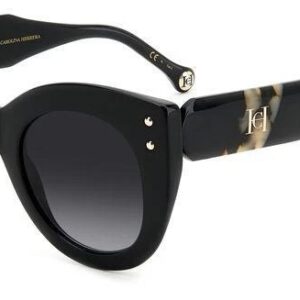 carolina herrera grey shaded cat eye ladies sunglasses her 0127/s 0wr7/9o 50