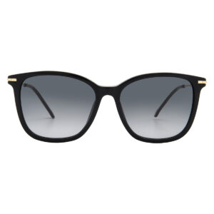 carolina herrera grey shaded square ladies sunglasses her 0100/g/s 0807/9o 56