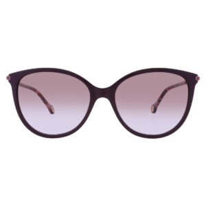 carolina herrera violet shaded cat eye ladies sunglasses her 0189/g/s 0t1w/qr 57