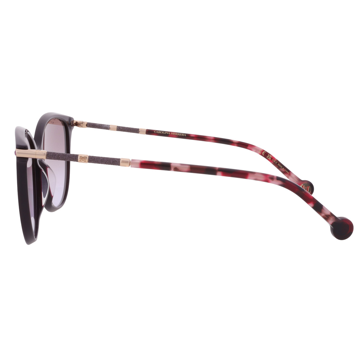 carolina herrera violet shaded cat eye ladies sunglasses her 0189/g/s 0t1w/qr 57 carolina herrera violet shaded cat eye ladies sunglasses her 0189/g/s 0t1w/qr 57