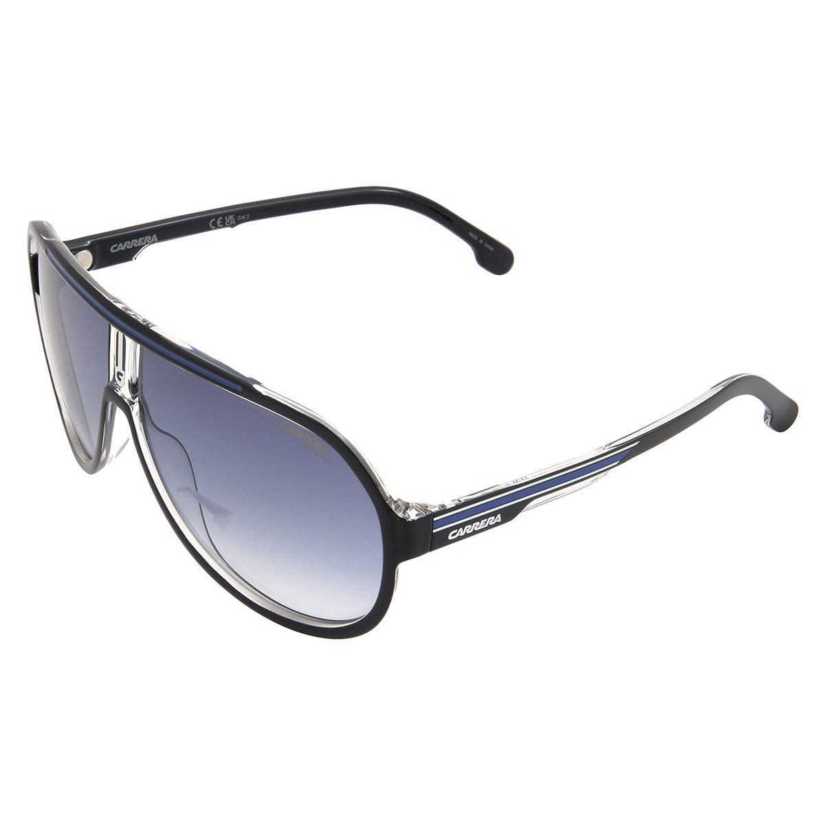 carrera blue gradient pilot men's sunglasses carrera 1057/s 0d51/08 64 carrera blue gradient pilot men's sunglasses carrera 1057/s 0d51/08 64