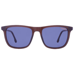 carrera blue rectangular men's sunglasses carrera 261/s 009q/ku 53