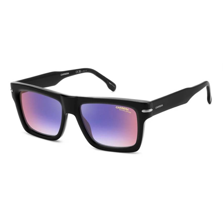 carrera blue shaded red square men's sunglasses carrera 305/s 0807/yb 54 carrera blue shaded red square men's sunglasses carrera 305/s 0807/yb 54