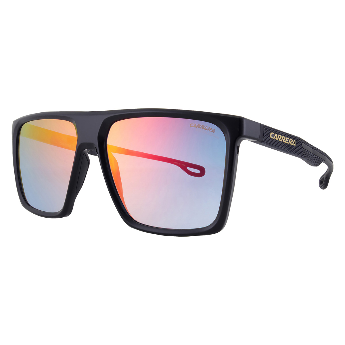 carrera blue shaded red square men's sunglasses carrera 4019/s 0807/yb 58 carrera blue shaded red square men's sunglasses carrera 4019/s 0807/yb 58