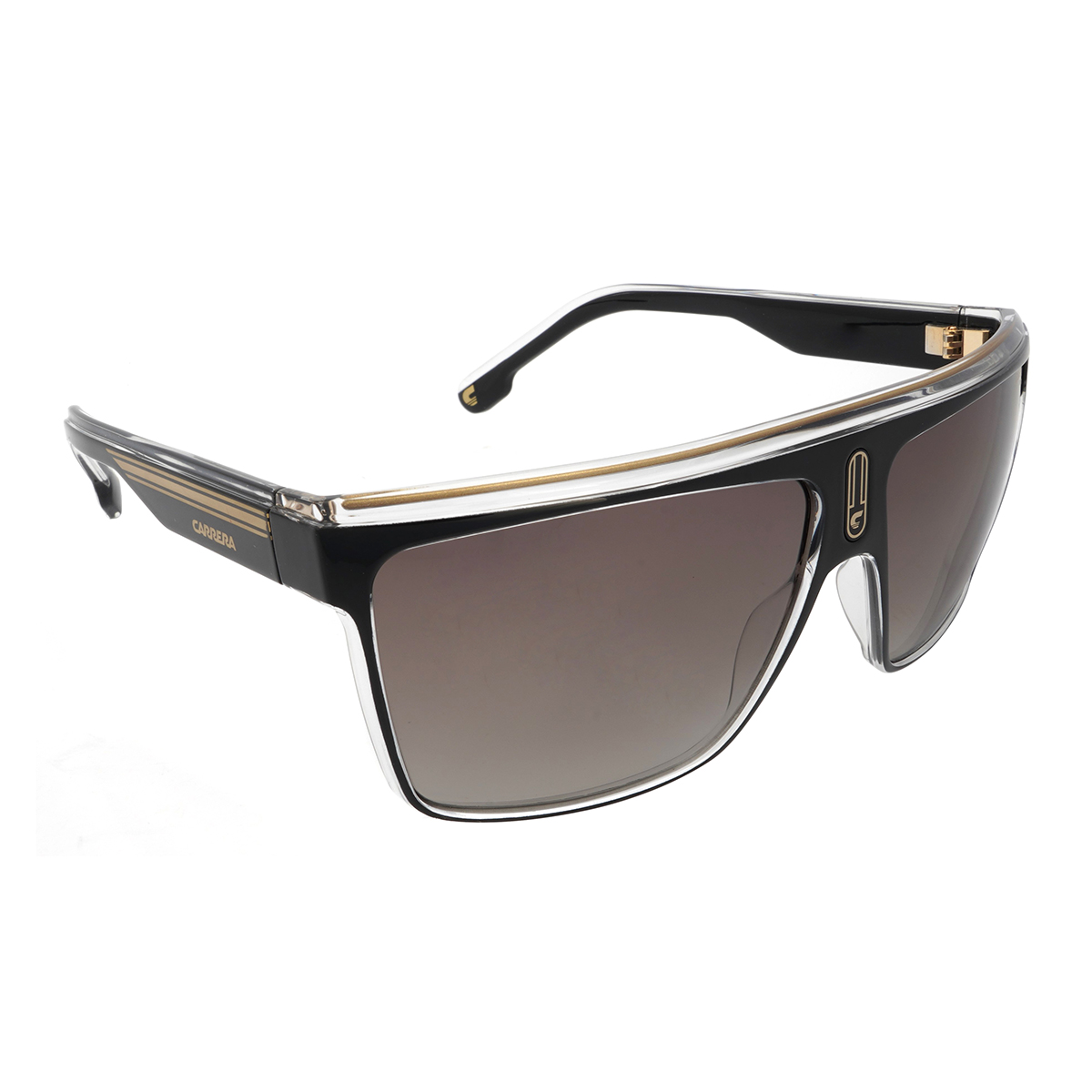 carrera brown shaded browline men's sunglasses carrera 22/n 02m2/ha 63 carrera brown shaded browline men's sunglasses carrera 22/n 02m2/ha 63