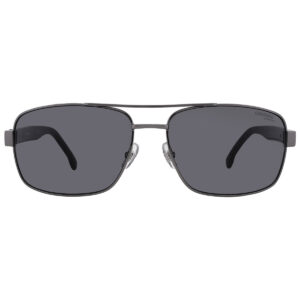 Витрина carrera grey rectangular men's sunglasses carrera 8063/s 0kj1/ir 61