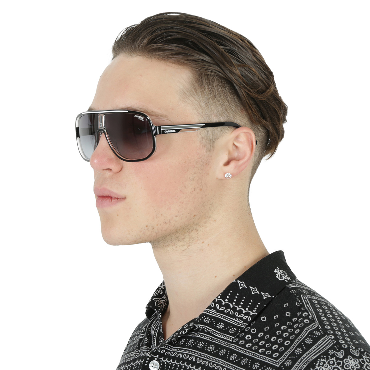 carrera grey shaded pilot men's sunglasses carrera 1058/s 080s/9o 63 carrera grey shaded pilot men's sunglasses carrera 1058/s 080s/9o 63
