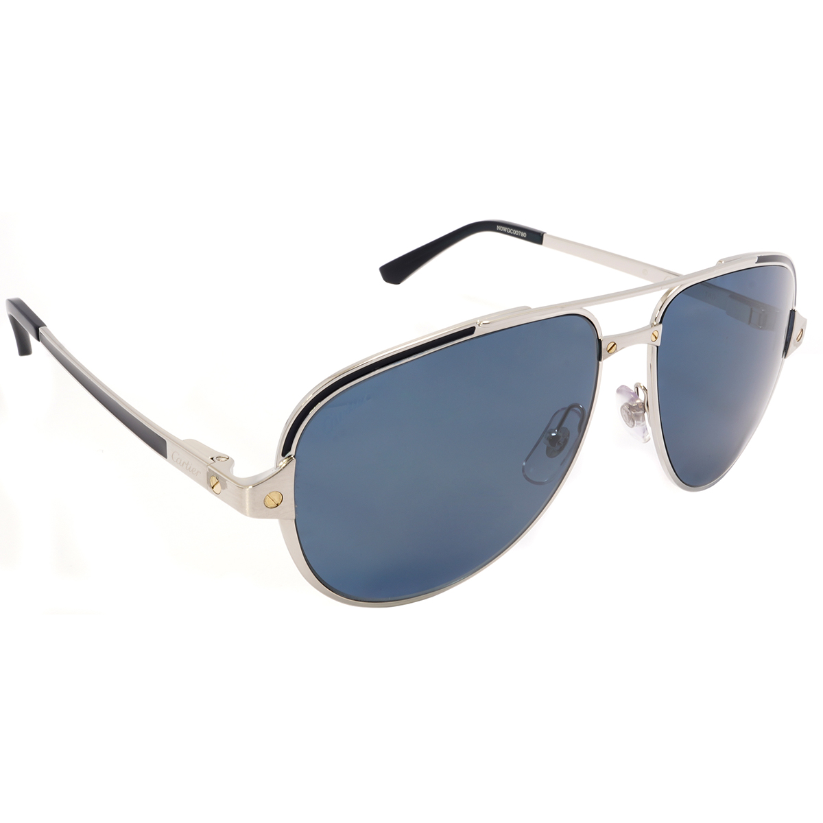 cartier blue pilot men's sunglasses ct0192s 004 60 cartier blue pilot men's sunglasses ct0192s 004 60