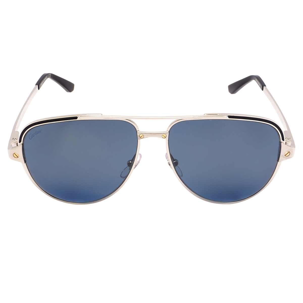 cartier blue pilot men's sunglasses ct0192s 004 60 cartier blue pilot men's sunglasses ct0192s 004 60