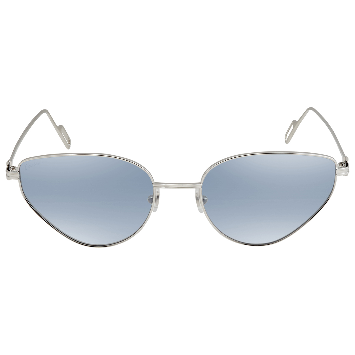 cartier c de cartier blue cat eye ladies sunglasses ct0155s 006 57 cartier c de cartier blue cat eye ladies sunglasses ct0155s 006 57