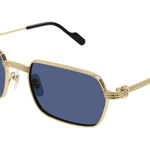 Home cartier blue rectangular men's sunglasses ct0463s 003 56