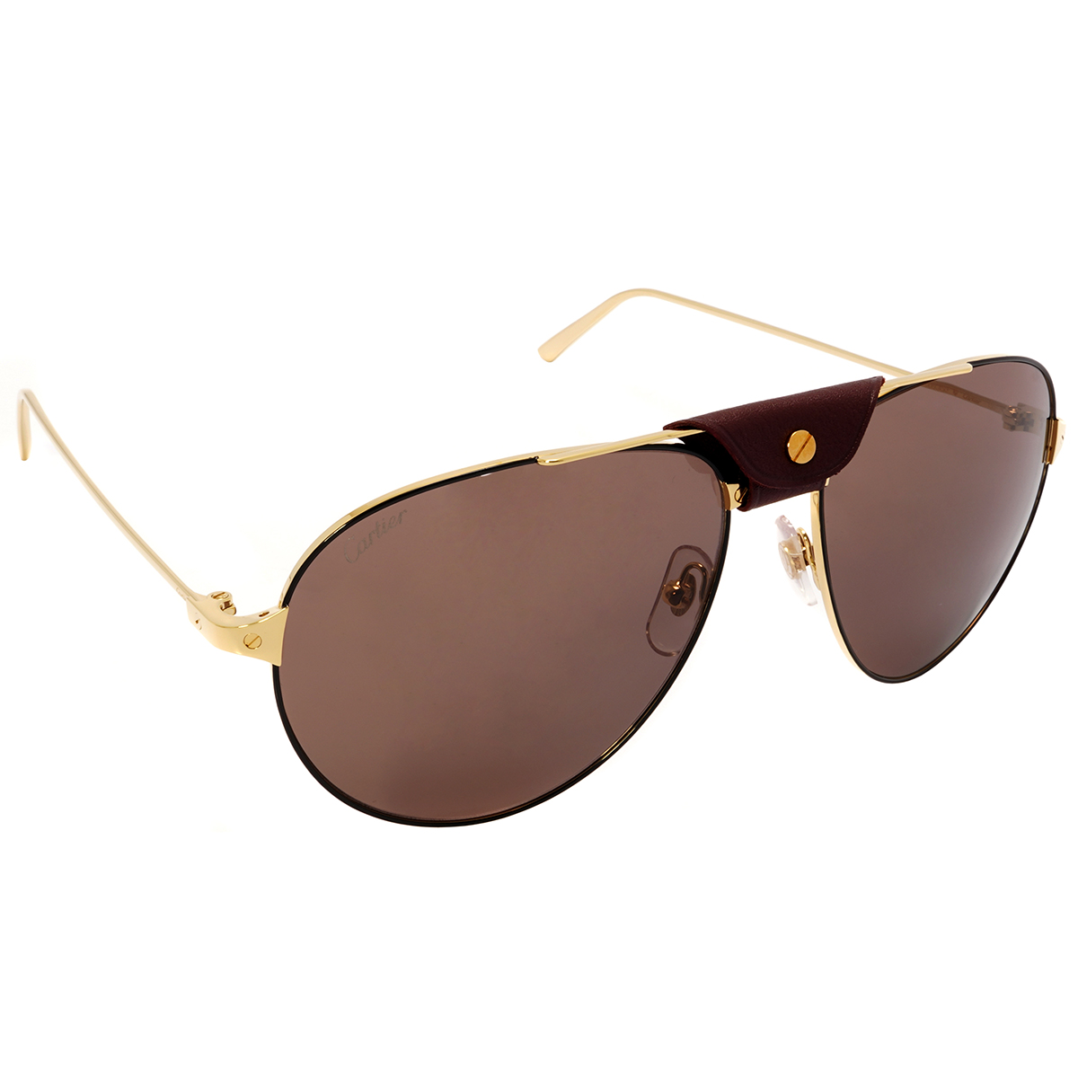 cartier santos de cartier burgundy pilot men's sunglasses ct0038s 011 61 cartier santos de cartier burgundy pilot men's sunglasses ct0038s 011 61