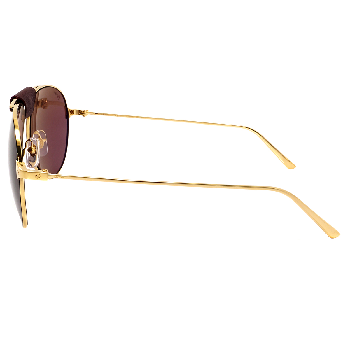 cartier santos de cartier burgundy pilot men's sunglasses ct0038s 011 61 cartier santos de cartier burgundy pilot men's sunglasses ct0038s 011 61