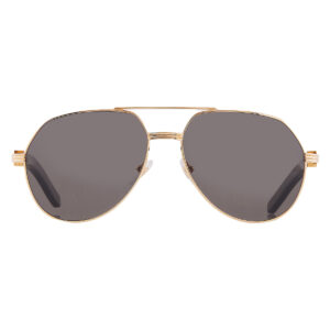 cartier c de cartier polarized grey pilot men's sunglasses ct0272s 001 60