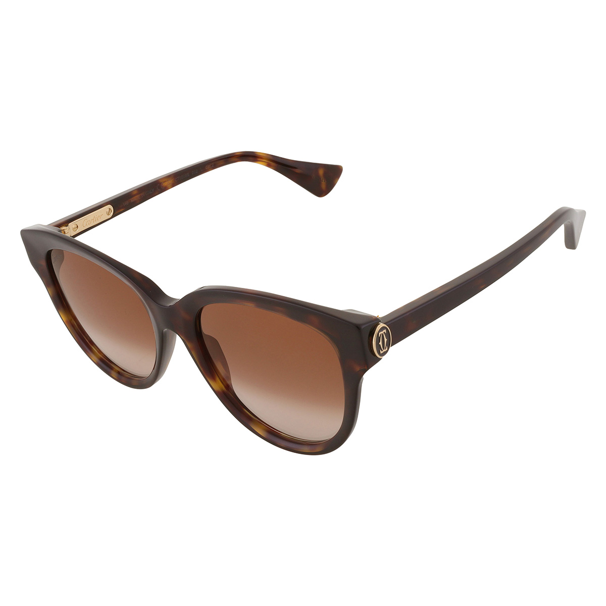 cartier c decor brown gradient oval ladies sunglasses ct0506s 002 55 cartier c decor brown gradient oval ladies sunglasses ct0506s 002 55