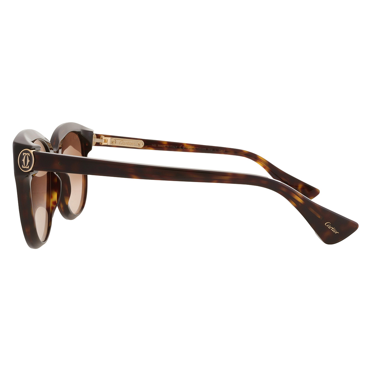 cartier c decor brown gradient oval ladies sunglasses ct0506s 002 55 cartier c decor brown gradient oval ladies sunglasses ct0506s 002 55