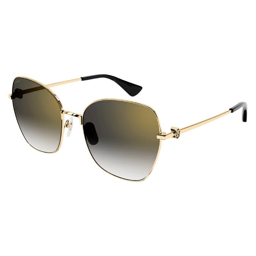 cartier c decor grey multi treatment butterfly ladies sunglasses ct0402s 001 59 cartier c decor grey multi treatment butterfly ladies sunglasses ct0402s 001 59