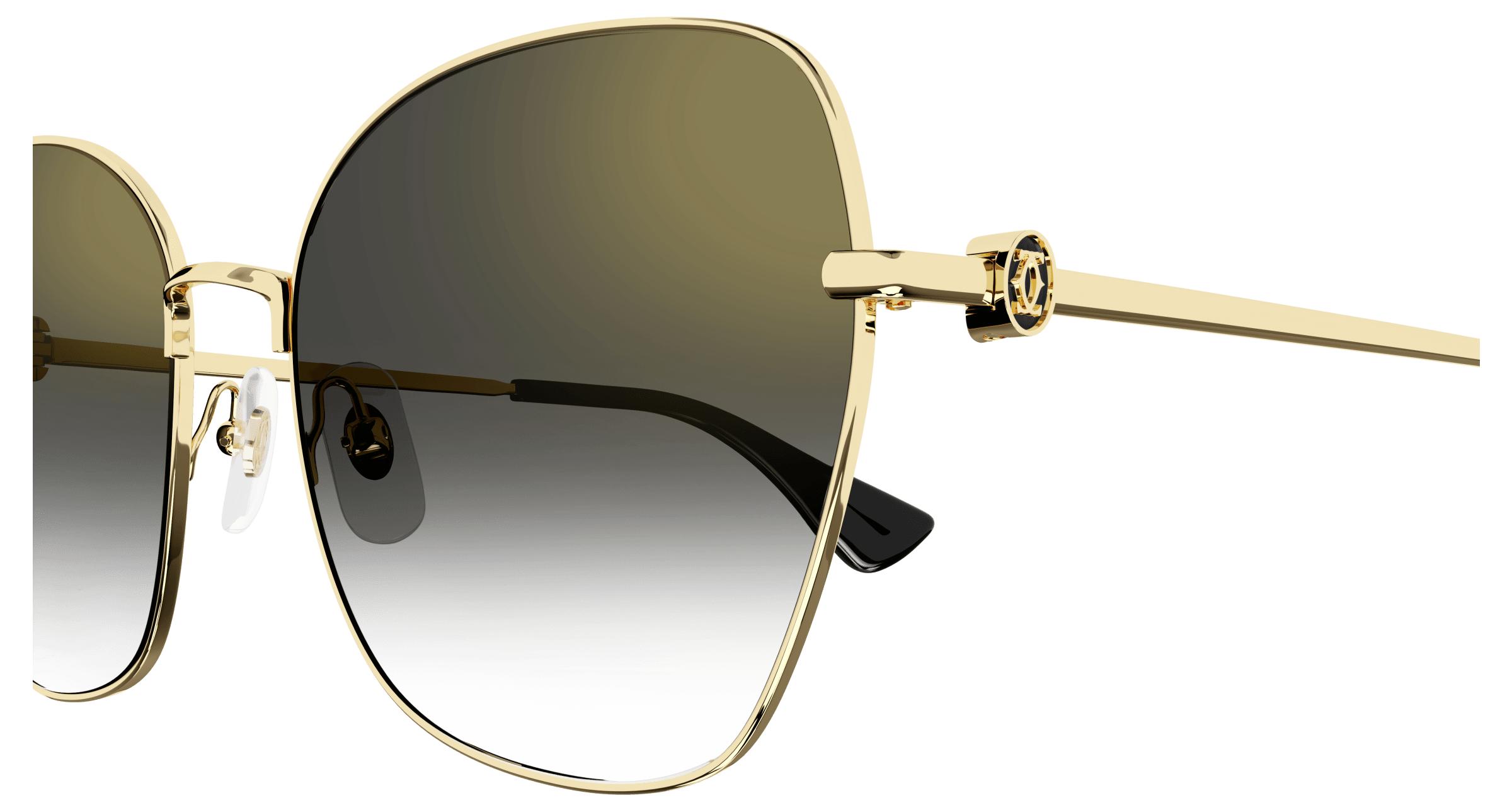 cartier c decor grey multi treatment butterfly ladies sunglasses ct0402s 001 59 cartier c decor grey multi treatment butterfly ladies sunglasses ct0402s 001 59