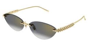 cartier clash de cartier grey multilayer cat eye ladies sunglasses ct0543s 001 58