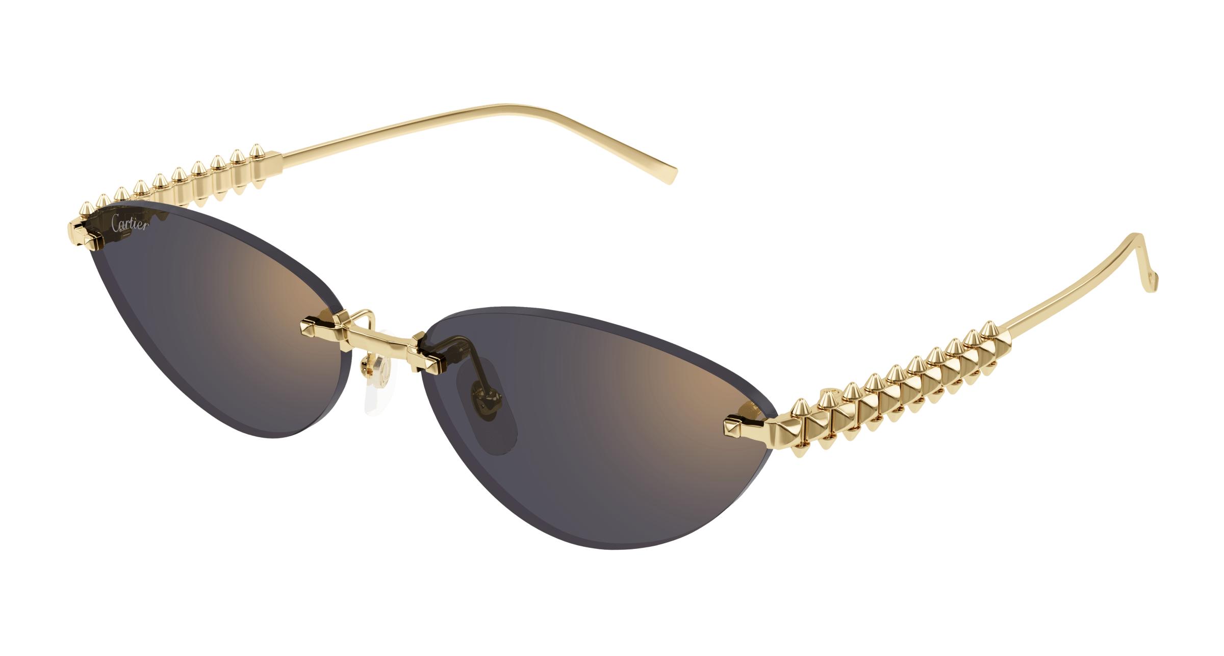 cartier clash de cartier pink cat eye ladies sunglasses ct0543s 003 58 cartier clash de cartier pink cat eye ladies sunglasses ct0543s 003 58