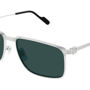 Home cartier green rectangular men's sunglasses ct0534s 002 59